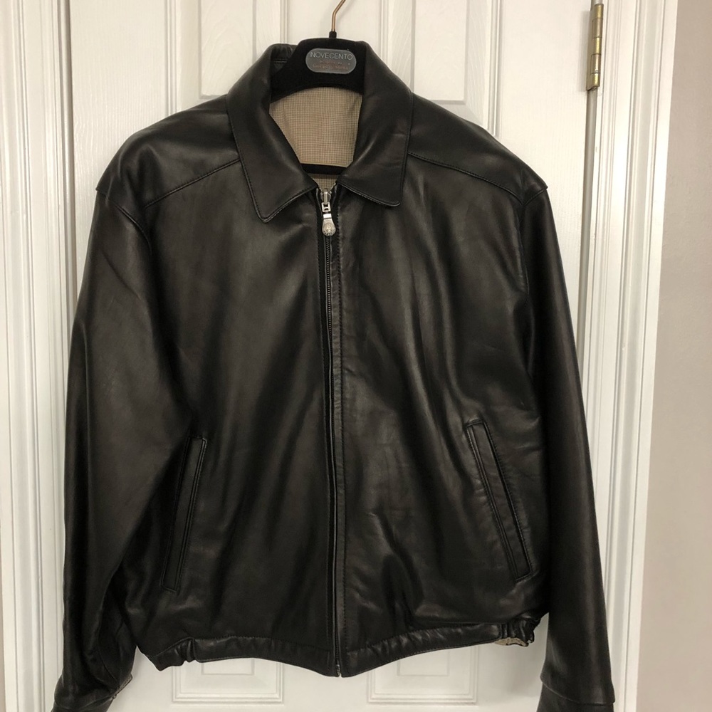Leather Reversible Jacket- Men’s
